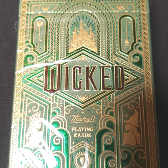 NWT SEALED WICKED WICKED PLAYING CARDS DECK 💚🖤 - Picture 2 of 6